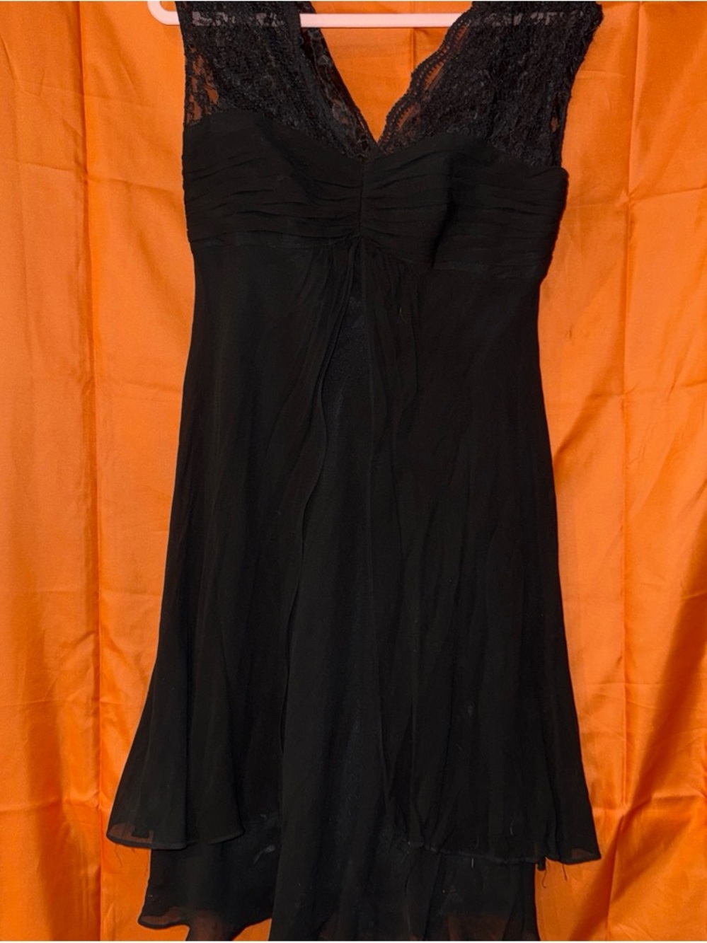 Black Lace- and Silk overlay Trim -Donna Ricco